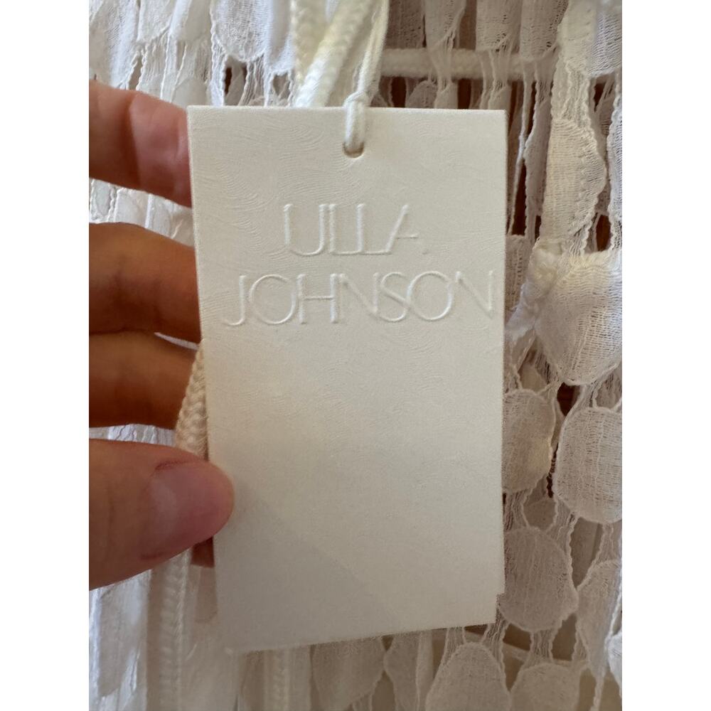 Ulla Johnson Layla Lace Mini Dress - Chalk Size 8 (new) - Picture 7 of 8